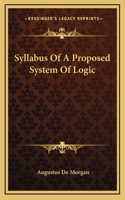 Syllabus Of A Proposed System Of Logic