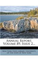 Annual Report, Volume 89, Issue 2...