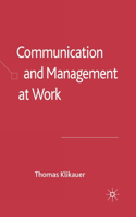 Communication and Management at Work: (English)