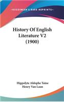 History Of English Literature V2 (1900)