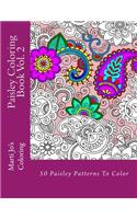 Paisley Coloring Book, Volume 2
