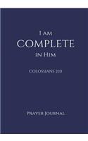 I Am Complete in Him Prayer Journal