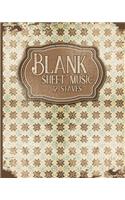 Blank Sheet Music - 12 Staves