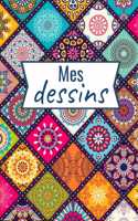 Mes Dessins: Carnet de Croquis (17,8 x 24,5 cm, 120 pages) Parfait pour croquis, aquarelle, peinture et dessins