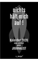 Kalender 2020 für Journalisten / Journalist / Journalistin