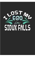 I lost my ego in Sioux Falls: 6x9 - notebook - dot grid - city of birth