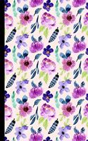 Purple Flowers Notebook
