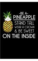 -Be A- Pineapple Stand Tall Wear A Crown & Be Sweet On The Inside