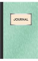 Journal: Aqua Rain Design Cover - 100 Journal Pages with Area for Date
