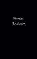 Kinley's Notebook: Notebook / Journal / Diary - 6 x 9 inches (15,24 x 22,86 cm), 150 pages.