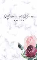 Matron of Honor Notes