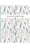 2020 Monthly and Weekly Planner