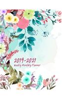 2019-2021 Weekly Monthly Planner