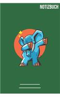 Notizbuch Gepunktet Elefant Dab: A5 Notebook - 111 Seiten - Extra Kalender 2020 - Einzigartig - Dotgrid - Dotted - Punktraster - Geschenk - Geschenkidee