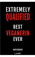Notizbuch für Veganerin