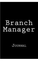 Branch Manager: Journal