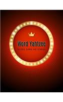 Word Yahtzee Score Notebook