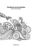 Garabatos zen de animales libro para colorear para adultos 1