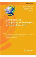 Computer and Computing Technologies in Agriculture VIII