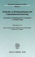 Kritisches Zu Rechnungslegung Und Unternehmensbesteuerung