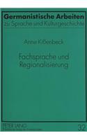 Fachsprache Und Regionalisierung