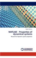 MATLAB - Properties of dynamical systems