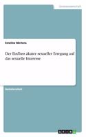 Einfluss akuter sexueller Erregung auf das sexuelle Interesse