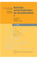 Betriebswirtschaftslehre Im Grundstudium