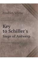 Key to Schiller's Siege of Antwerp: (English)