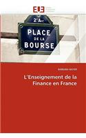 L''enseignement de la Finance En France