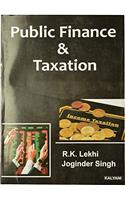 Public Finance and Taxation