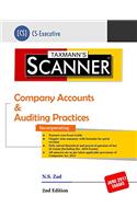 Scanner-Company Accounts & Auditing Practices (CS-Executive) (2nd Edition, January 2017)