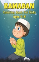 Ramadan Coloring Book For Kids Ages 4-8