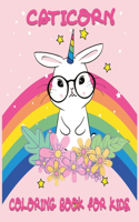 Caticorn Coloring Book For Kids