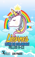 Licornes Livre de Coloriage Filles 8-12