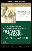 Guide to Finance Theory and Application: Icapital Allocation