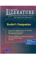 Prentice Hall Literature Timeless Voices Timeless Themes 7th Edition Reader's Companion Grade 11 2002c