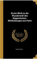 Erster Blick in die Wunderwelt des Magnetismus. Mittheilungen aus Paris