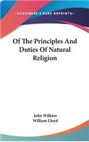 Of The Principles And Duties Of Natural Religion