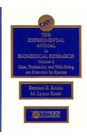 The Experimental Animal in Biomedical Research