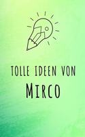 Tolle Ideen von Mirco: Liniertes Notizbuch für deinen Vornamen