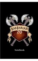 Barbarian Notebook