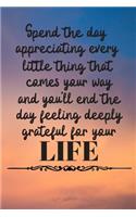 Spend the day appreciating every little thing