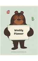 Weekly Planner September 2019 - December 2020
