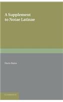 Supplement to Notae Latinae