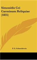 Simonidis Cei Carminum Reliquiae (1835)