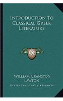 Introduction To Classical Greek Literature