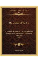The Mission of the Jew