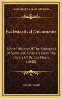 Ecclesiastical Documents