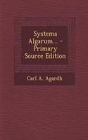 Systema Algarum...
